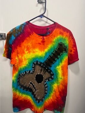 Tie-Dye Guitar Tee - Multicolor women’s size xl New